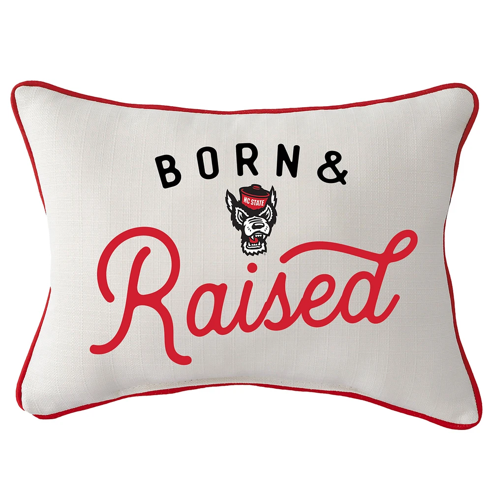 NC State Wolfpack Rectangular Piped Pillow