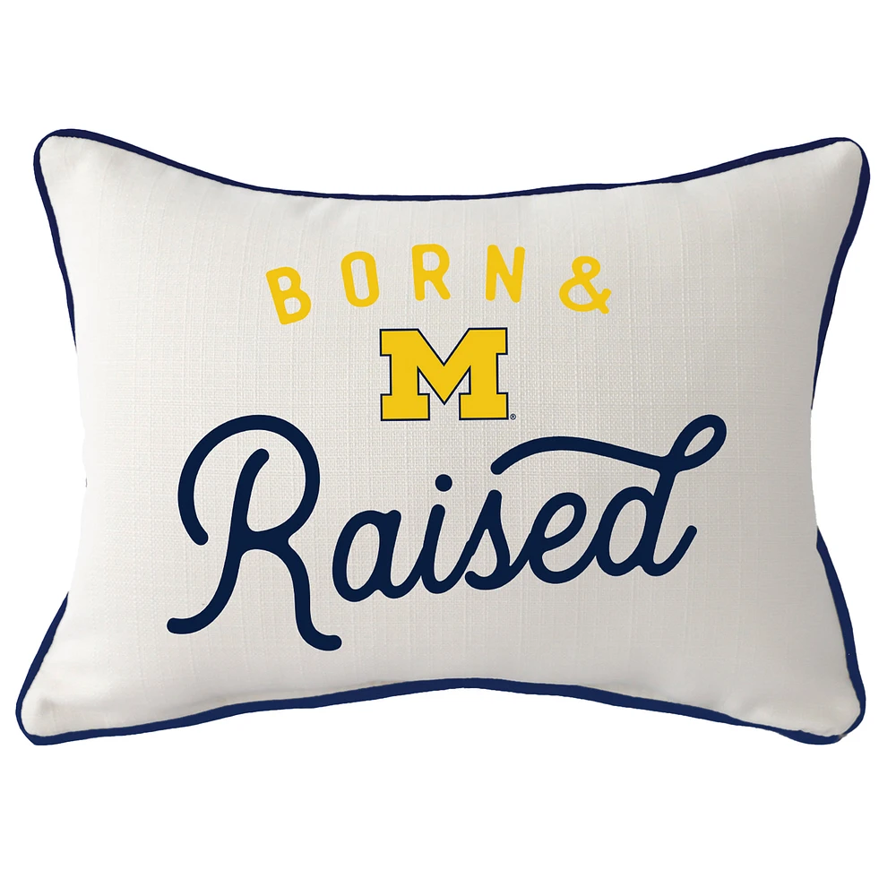 Michigan Wolverines Rectangular Piped Pillow