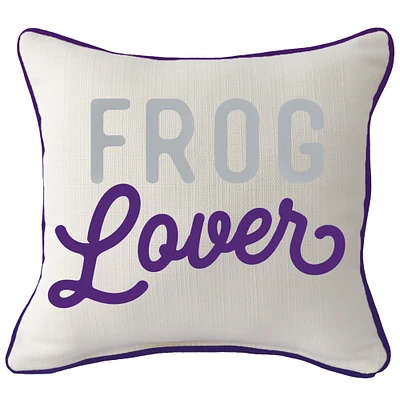 TCU Horned Frogs Heritage Square Piped Pillow