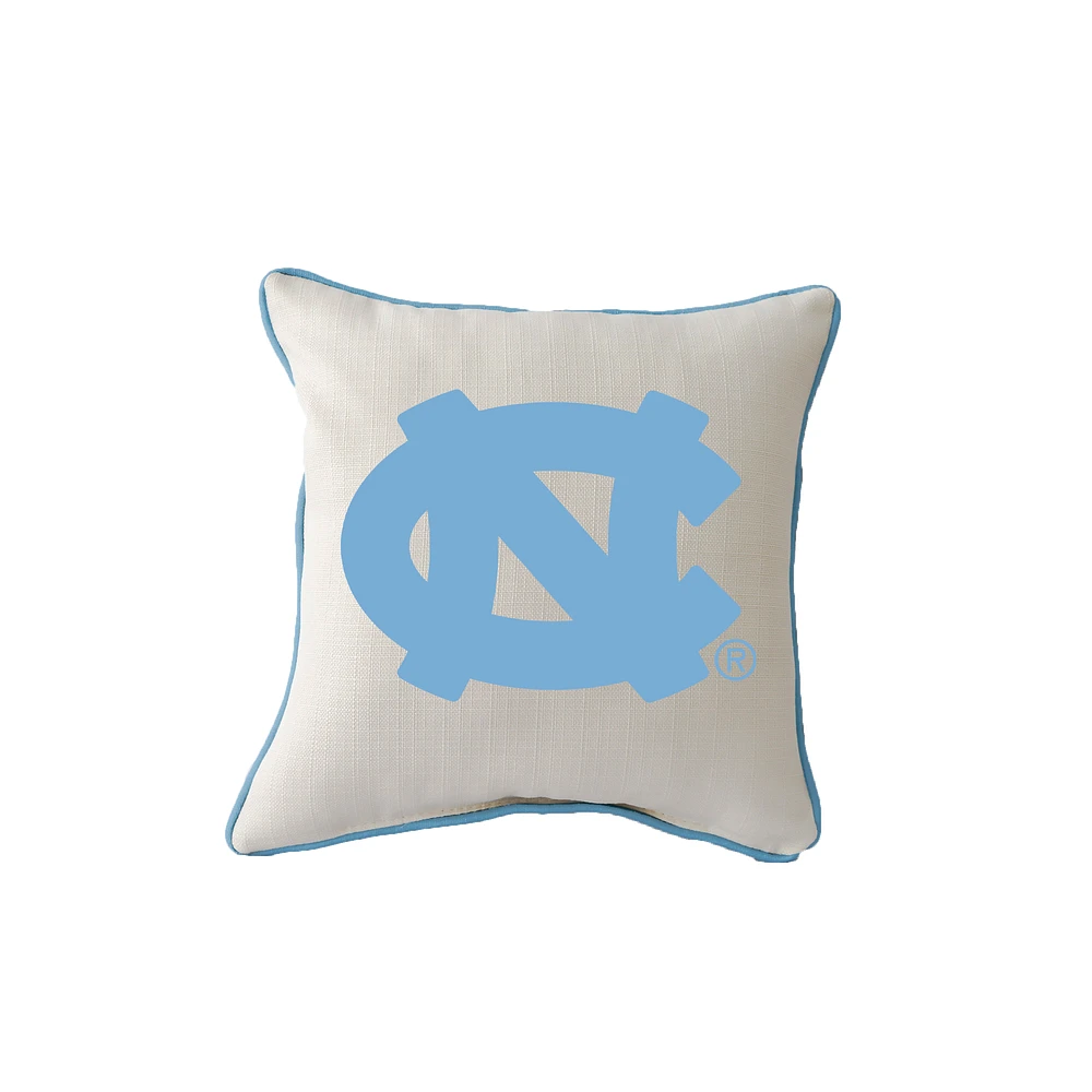 North Carolina Tar Heels 17" x 17" Square Piped Pillow