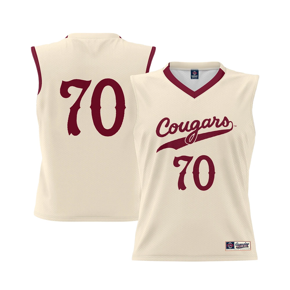 Unisex GameDay Greats #70 Cream Charleston Cougars Lightweight Basketball Jersey