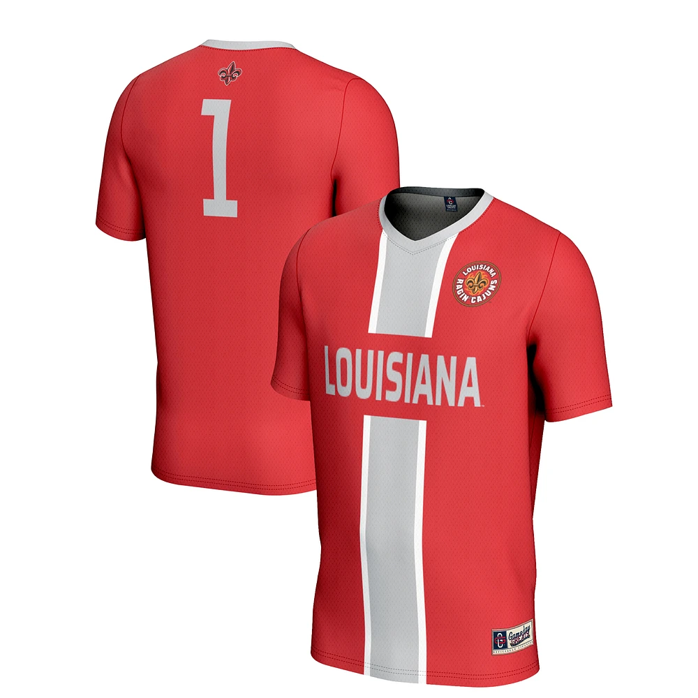 Youth GameDay Greats #1 Red Louisiana Ragin' Cajuns Lightweight Men's Soccer Jersey
