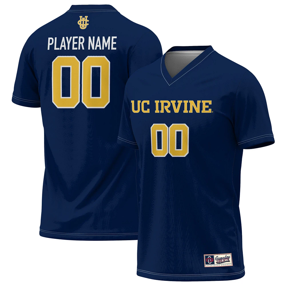 Unisex GameDay Greats Navy UC Irvine Anteaters NIL Pick-A-Player Lightweight Soccer Jersey