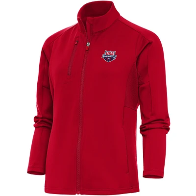 Women's Antigua USA Swimming Generation Full-Zip Jacket