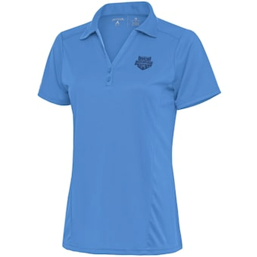 Women's Antigua Powder Blue USA Swimming Tribute Polo