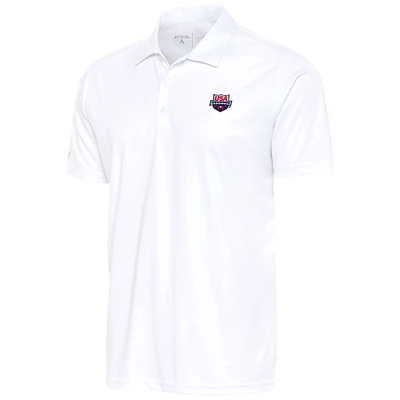 Men's Antigua White USA Swimming Tribute Polo
