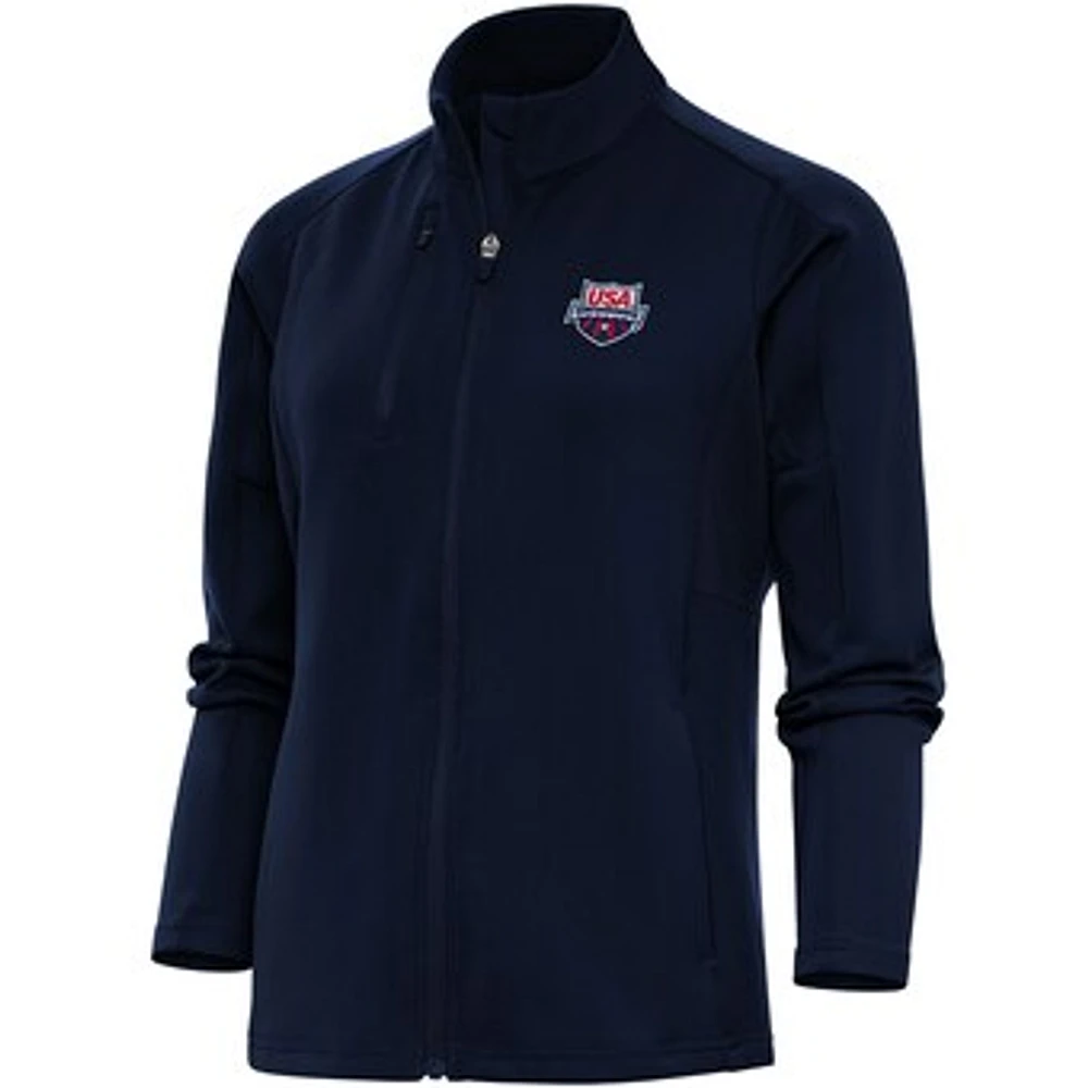 Women's Antigua Navy USA Swimming Generation Full-Zip Jacket