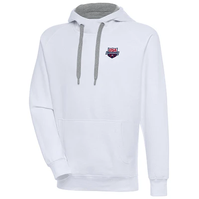 Men's Antigua USA Swimming Victory Pullover Hoodie