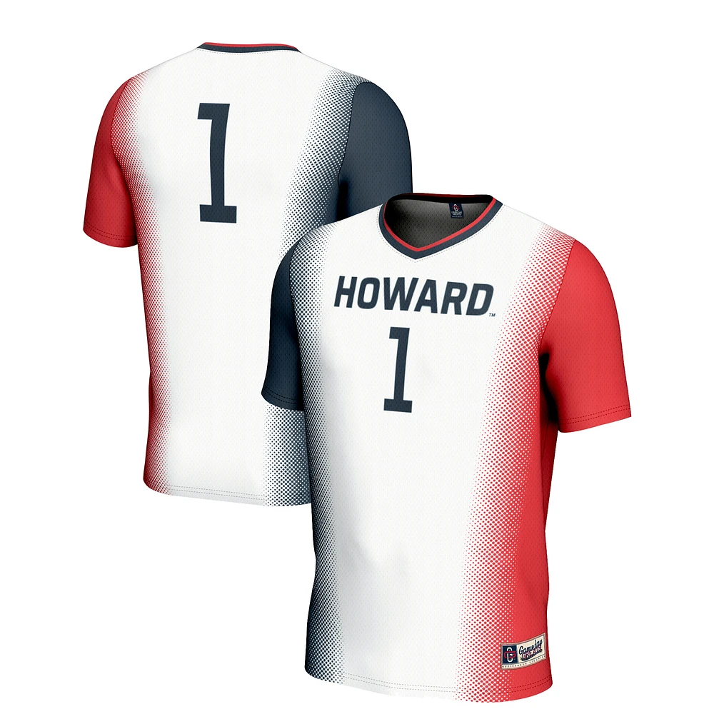 Unisex GameDay Greats #1 White Howard Bison Lightweight Soccer Jersey