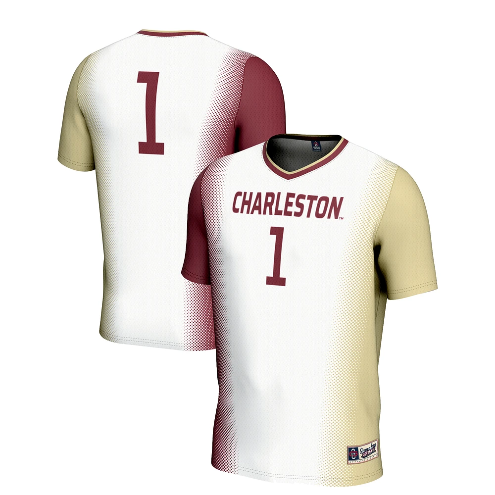 Youth GameDay Greats #1 White Charleston Cougars Lightweight Women's Soccer Jersey