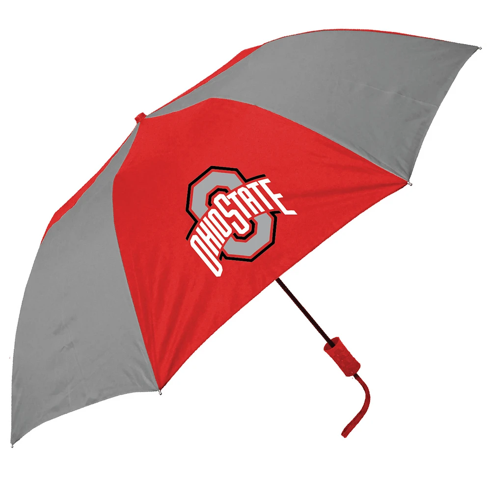 Ohio State Buckeyes 48" Two-Tone Auto Open Folding Umbrella