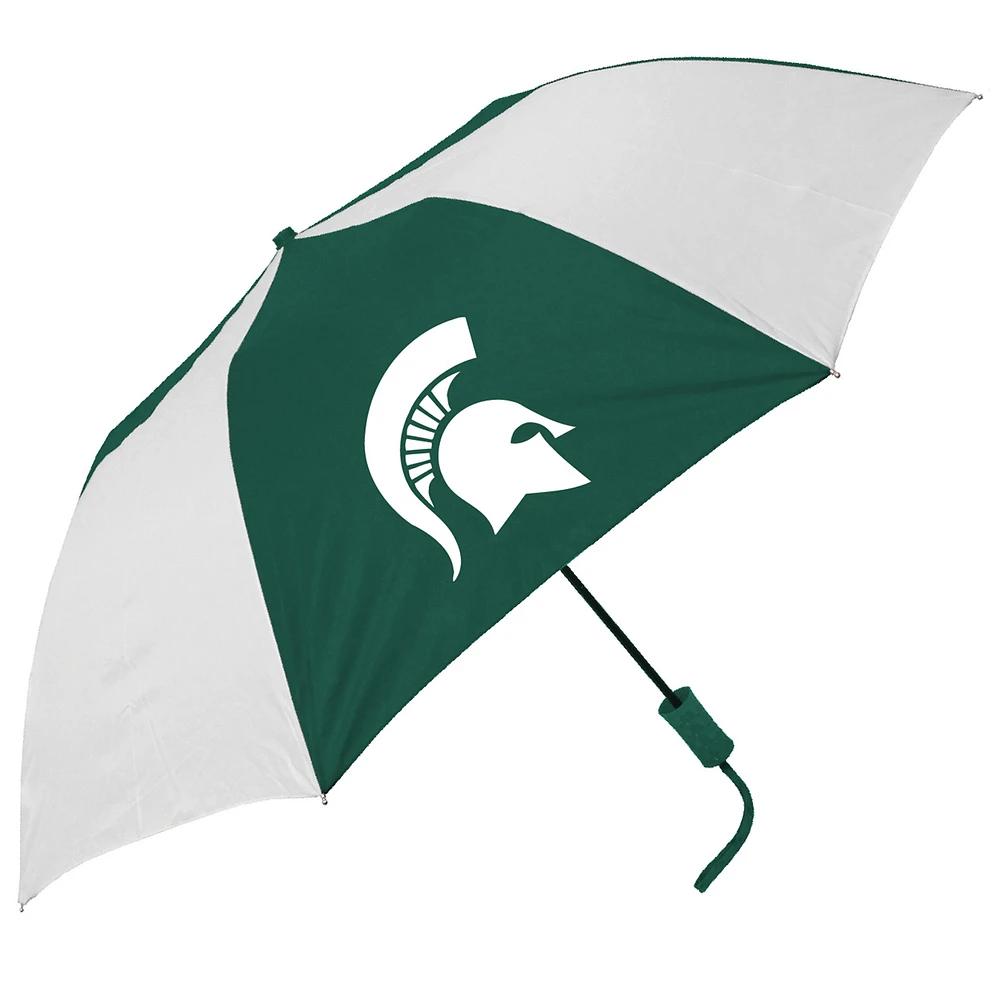Michigan State Spartans 48" Two-Tone Auto Open Folding Umbrella