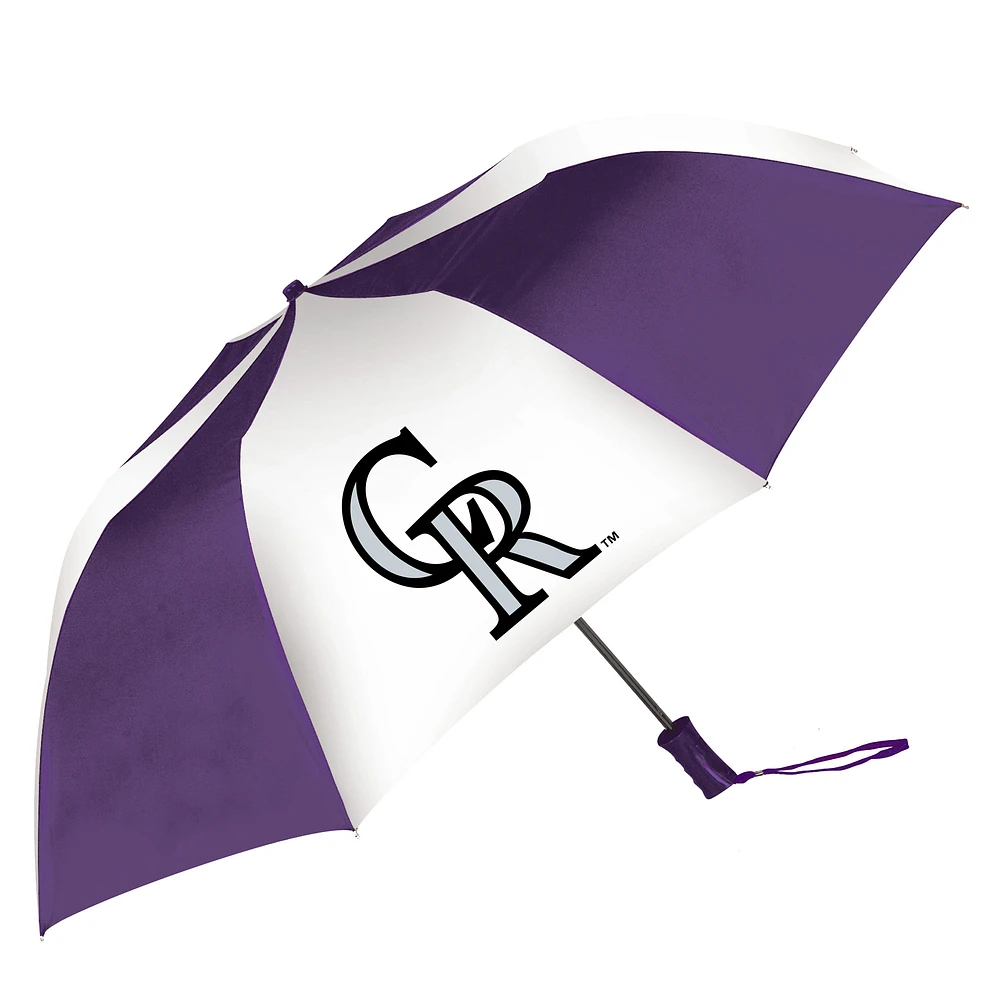 Colorado Rockies 48" Two-Tone Auto Open Folding Umbrella