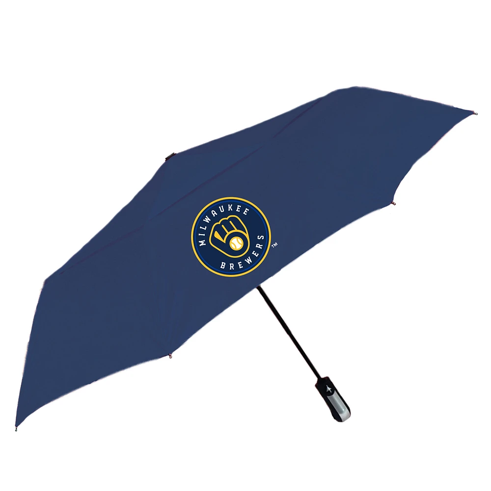 Milwaukee Brewers 48" Vented Wind Flow Dynamo Folding Umbrella