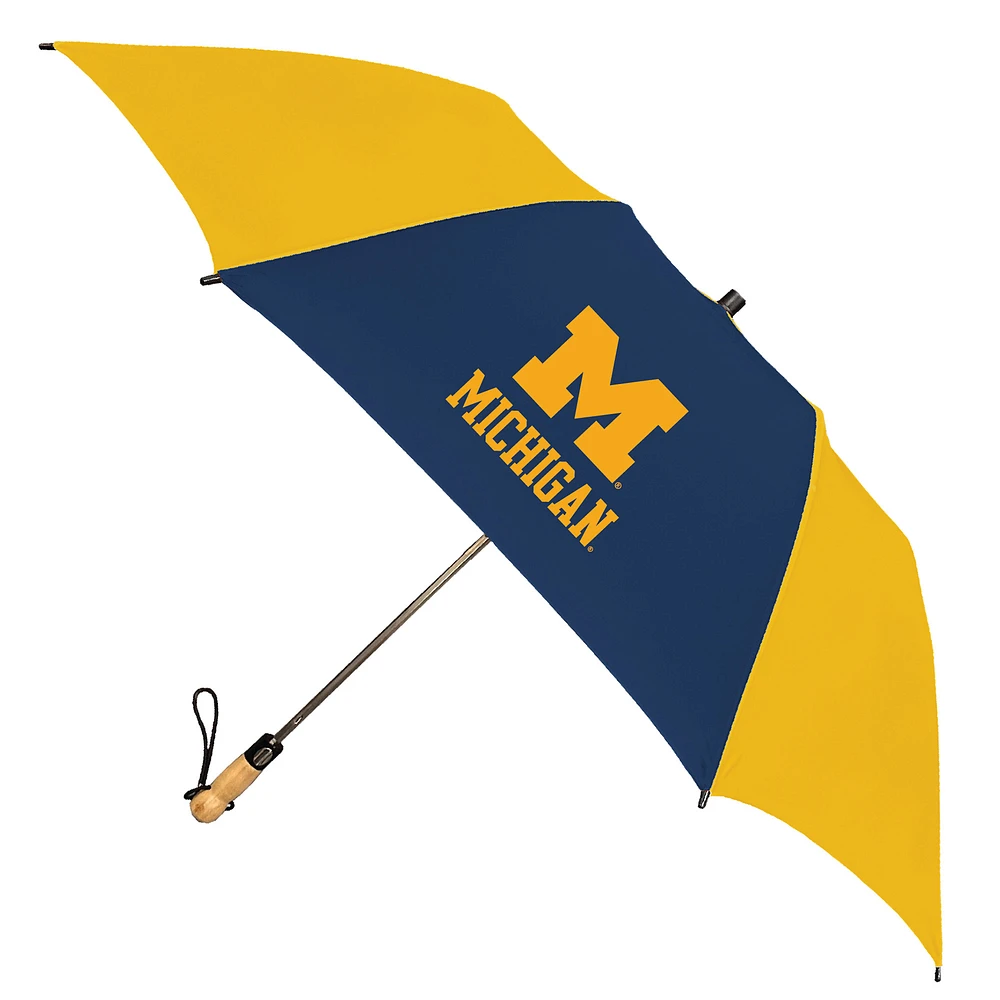 Michigan Wolverines 58" Big Storm Oversized Auto Open Folding Umbrella