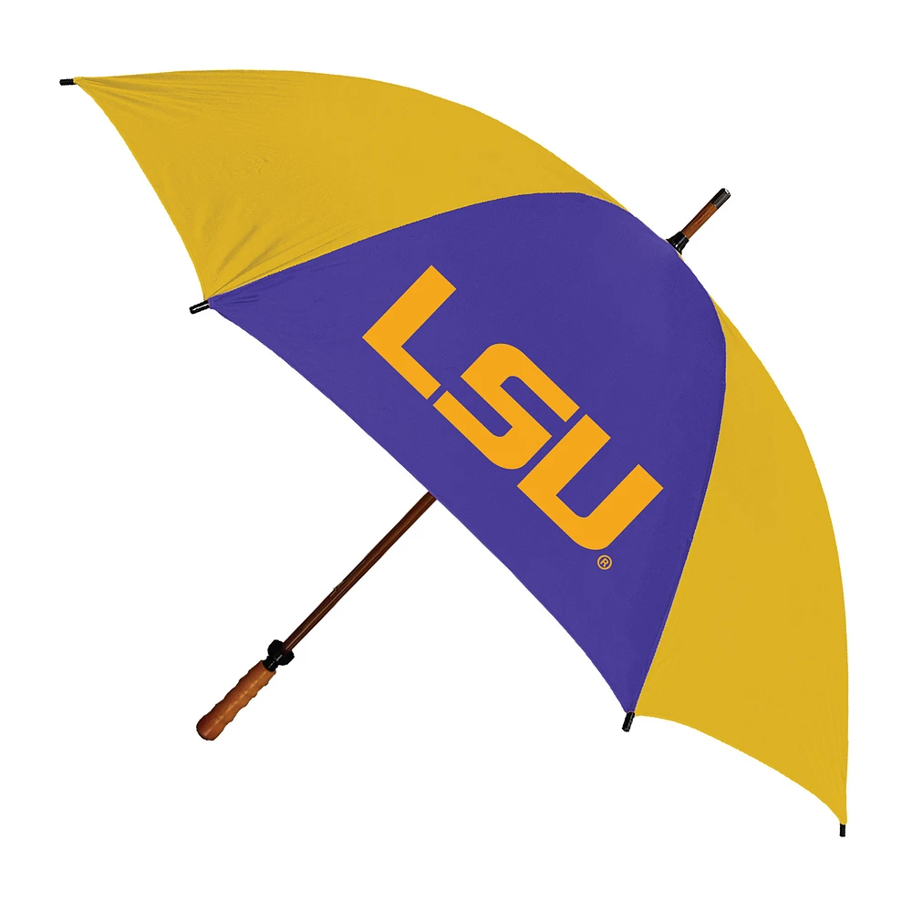 LSU Tigers 62" Eagle Sporty Wood Shaft Golf Umbrella