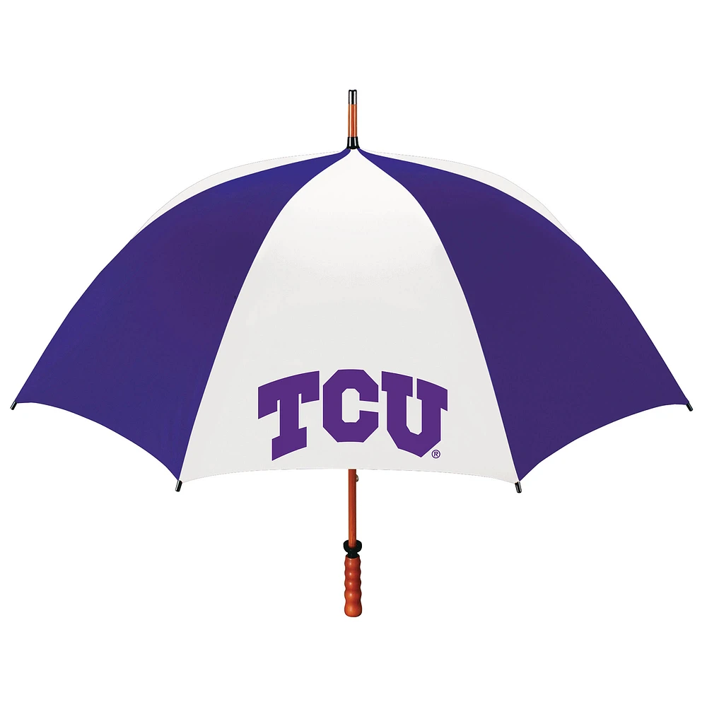 TCU Horned Frogs 62" Eagle Sporty Wood Shaft Golf Umbrella