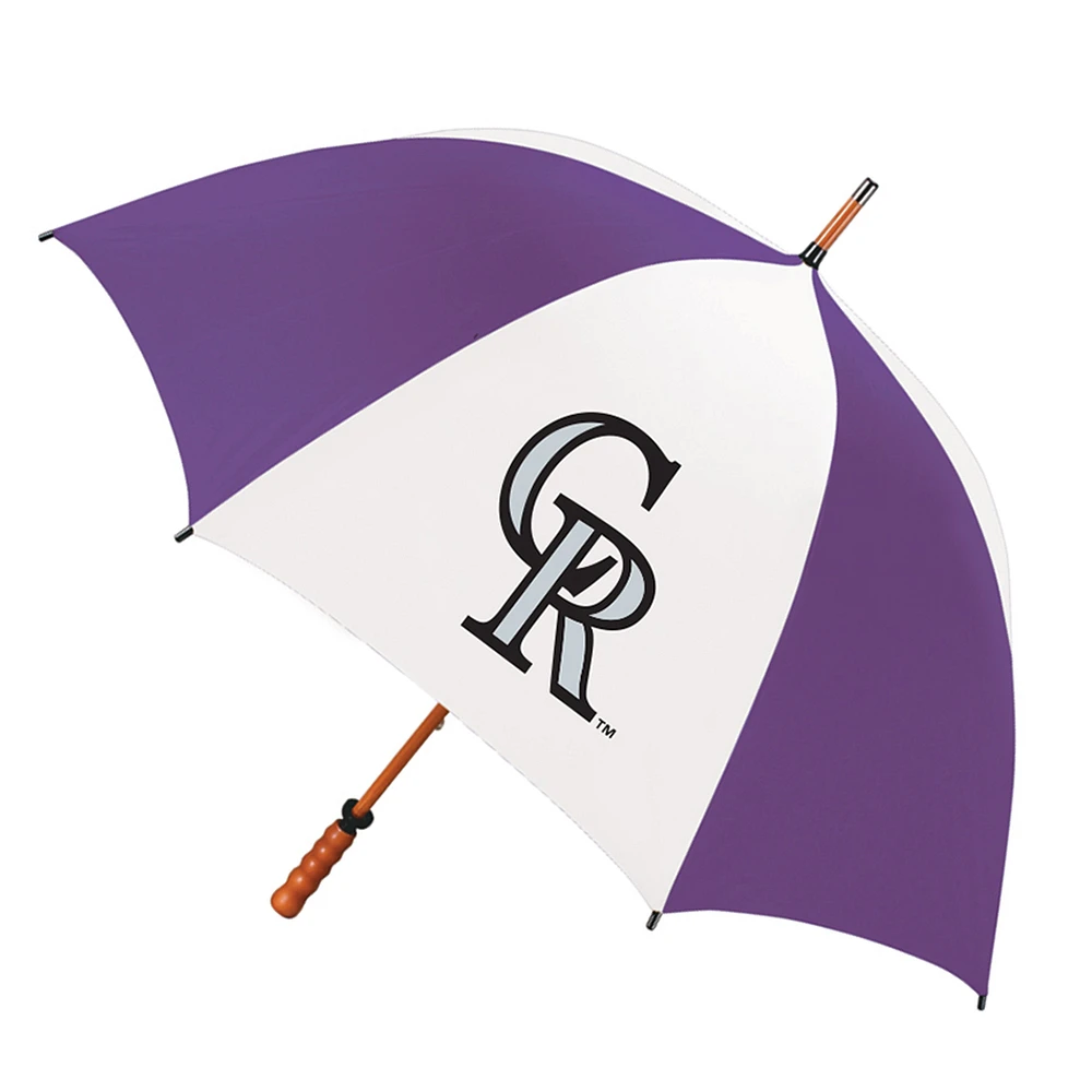 Colorado Rockies 62" Eagle Sporty Wood Shaft Golf Umbrella
