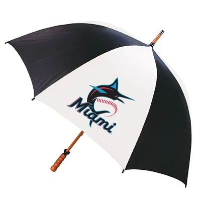 Miami Marlins 62" Eagle Sporty Wood Shaft Golf Umbrella