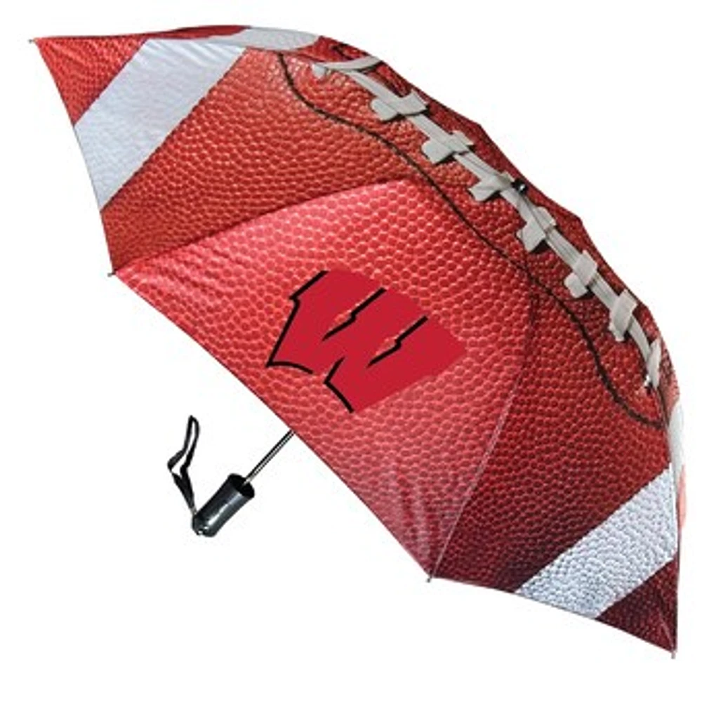 Wisconsin Badgers 48" Football Canopy Folding Umbrella