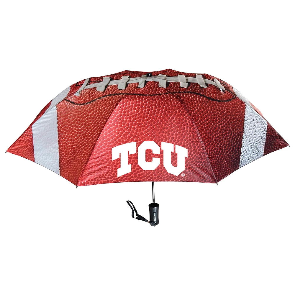 TCU Horned Frogs 48" Football Canopy Folding Umbrella
