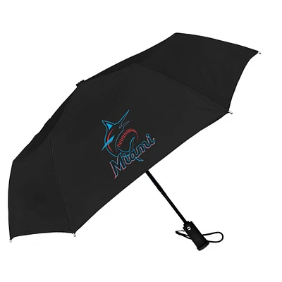 Miami Marlins 42" Flashlight Handle Auto Open and Close Umbrella