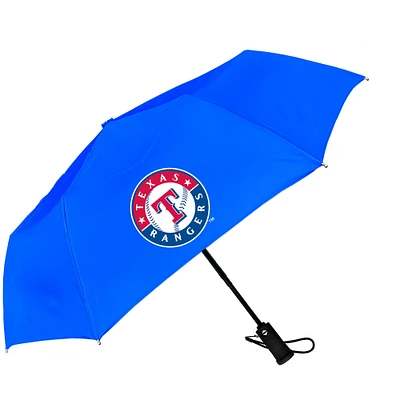 Texas Rangers 42" Flashlight Handle Auto Open and Close Umbrella