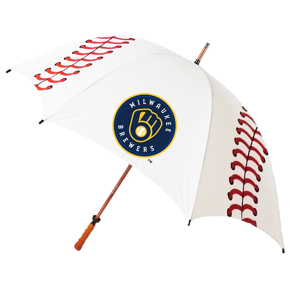 Milwaukee Brewers 62" Baseball Canopy Golf Umbrella