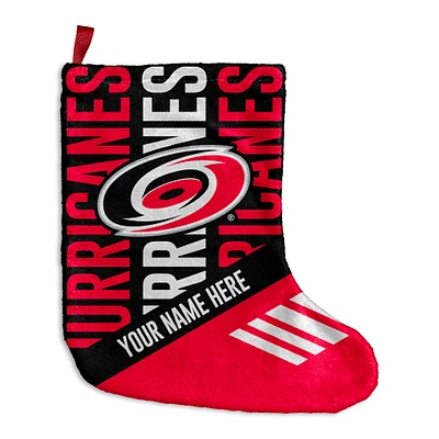 Chad & Jake Carolina Hurricanes Personalized Holiday Stocking