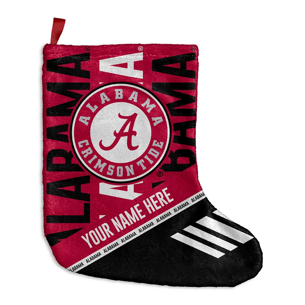Chad & Jake Alabama Crimson Tide Personalized Holiday Stocking