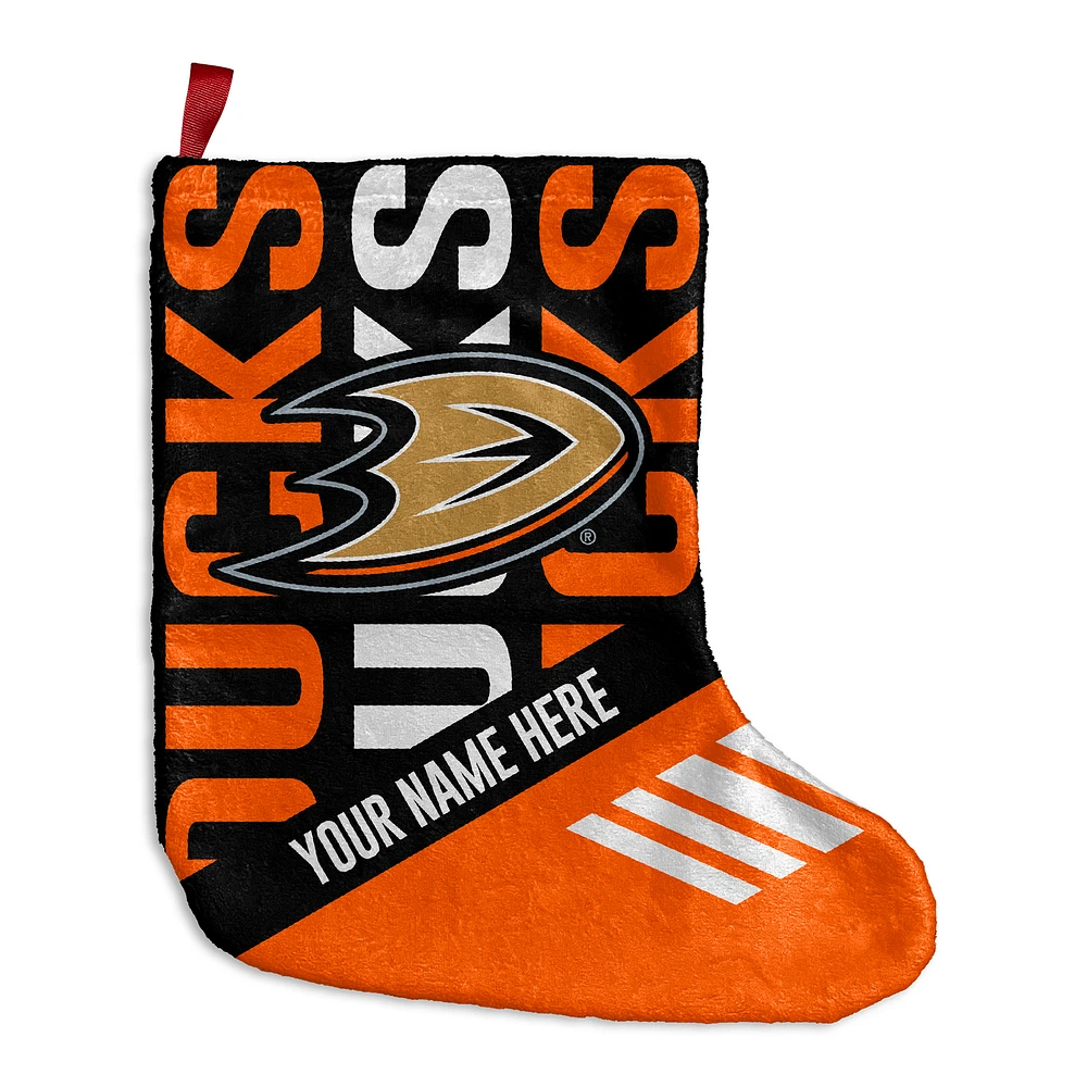 Chad & Jake Anaheim Ducks Personalized Holiday Stocking