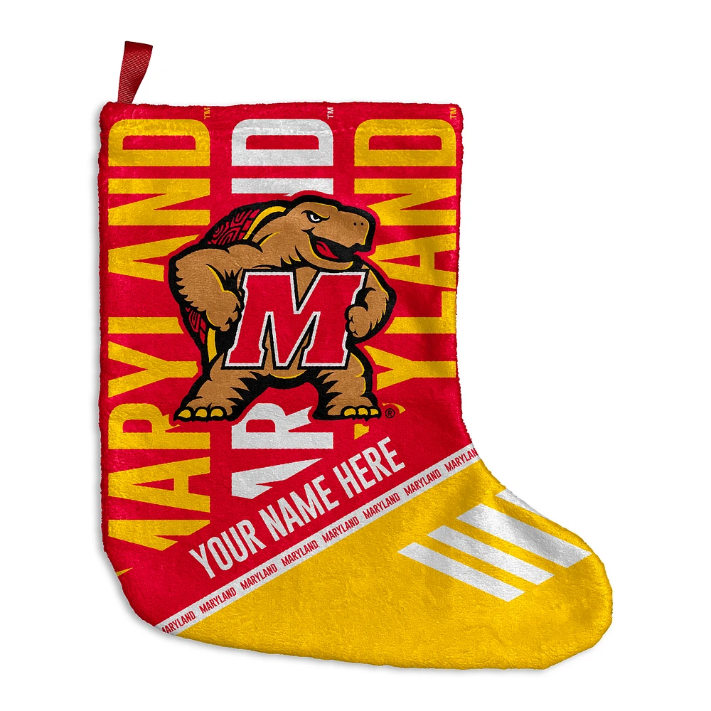 Chad & Jake Maryland Terrapins Personalized Holiday Stocking