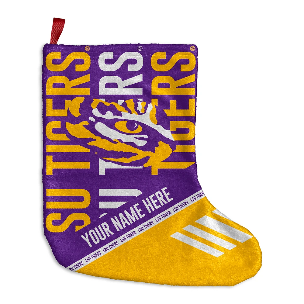 Chad & Jake LSU Tigers Personalized Holiday Stocking