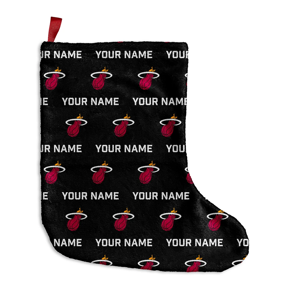 Chad & Jake Miami Heat Personalized Holiday Stocking
