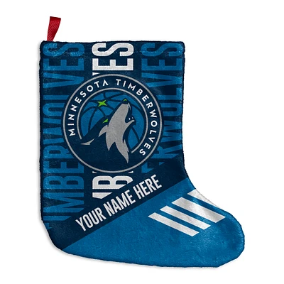 Chad & Jake Minnesota Timberwolves Personalized Holiday Stocking