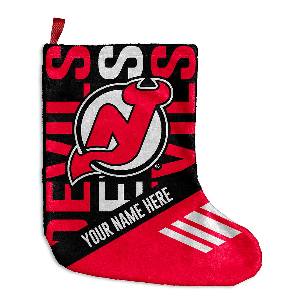 Chad & Jake New Jersey Devils Personalized Holiday Stocking