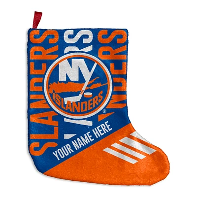 Chad & Jake New York Islanders Personalized Holiday Stocking