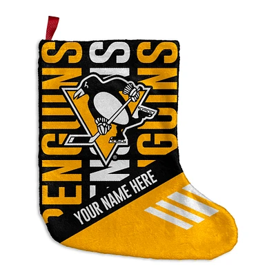 Chad & Jake Pittsburgh Penguins Personalized Holiday Stocking