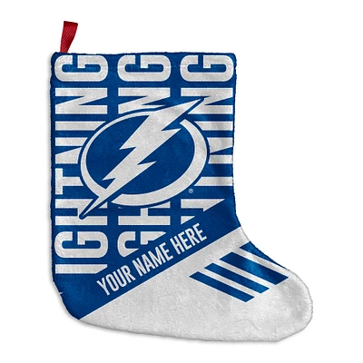 Chad & Jake Tampa Bay Lightning Personalized Holiday Stocking