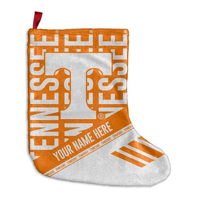 Chad & Jake Tennessee Volunteers Personalized Holiday Stocking