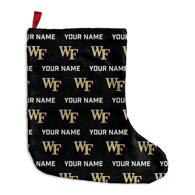 Chad & Jake Wake Forest Demon Deacons Personalized Holiday Stocking