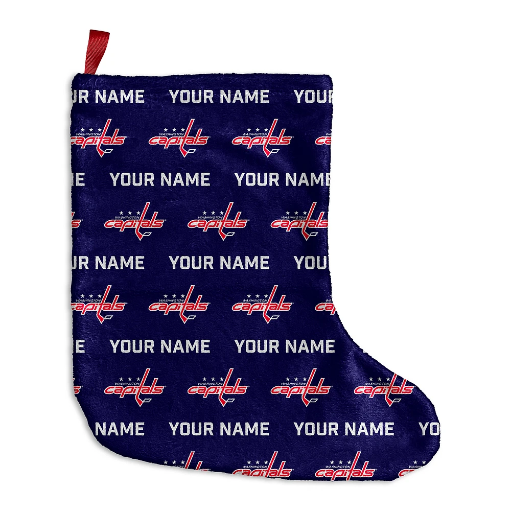 Chad & Jake Washington Capitals Personalized Holiday Stocking