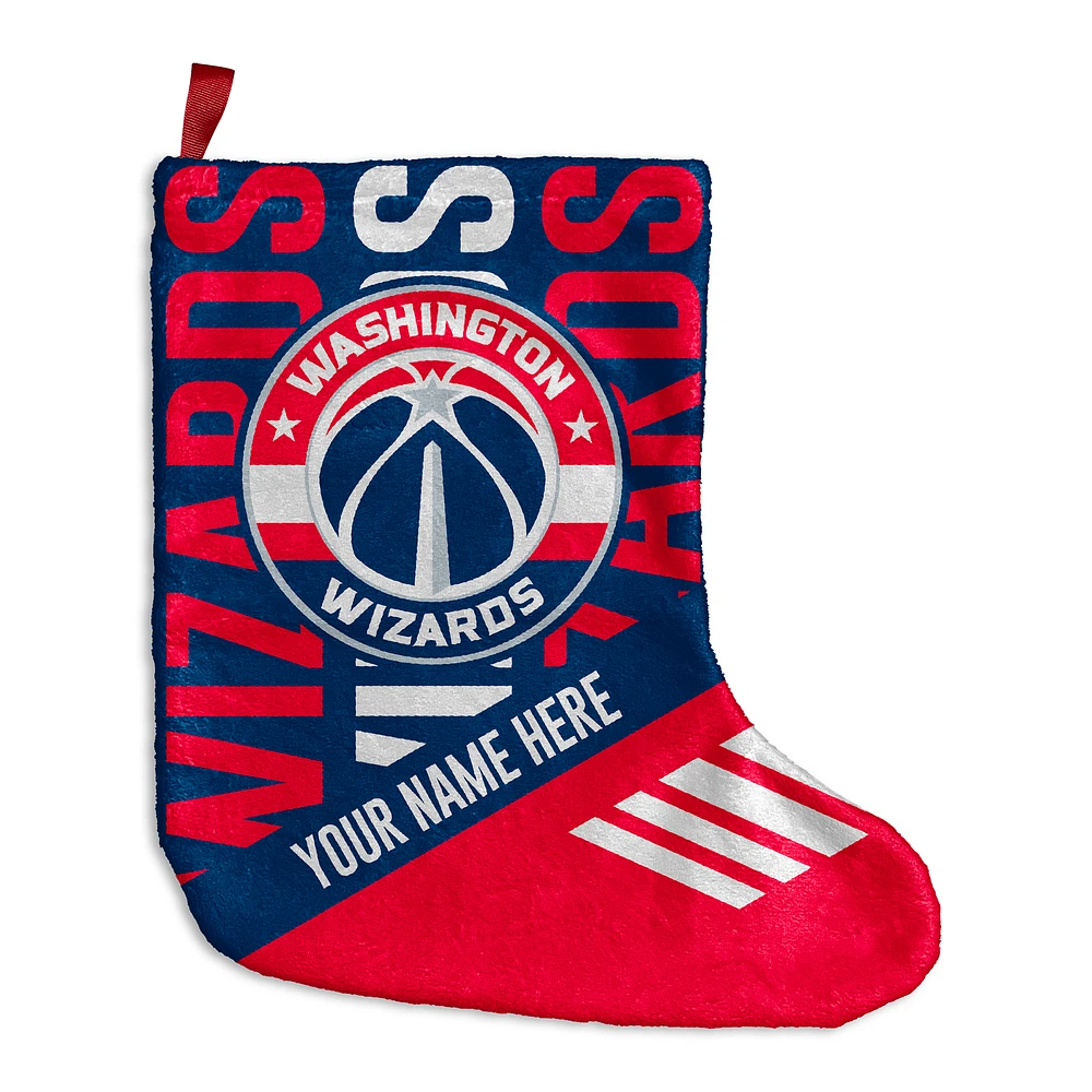 Chad & Jake Washington Wizards Personalized Holiday Stocking