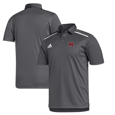 Men's adidas Red Miami University RedHawks Team Issue Polo