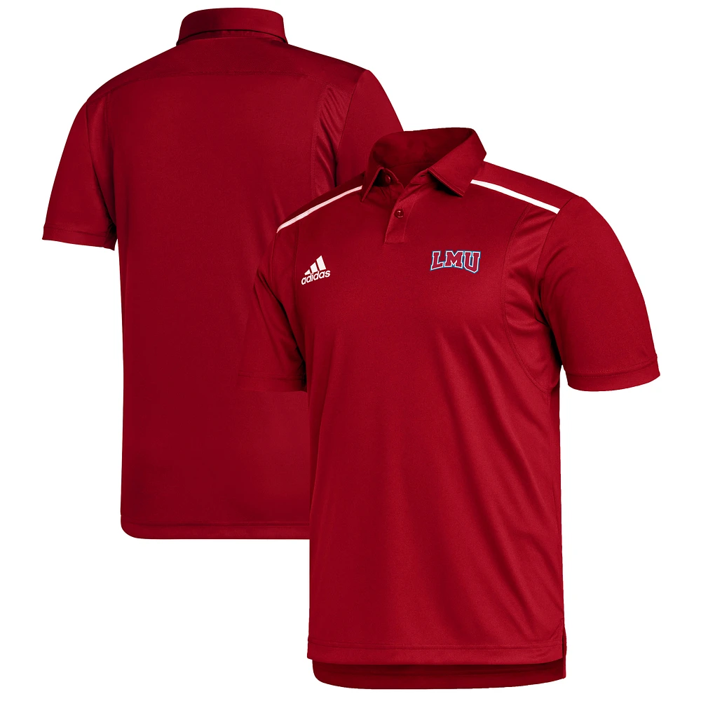 Men's adidas Crimson Loyola Marymount Lions Team Issue Polo