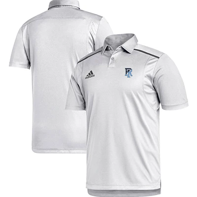 Men's adidas White Rhode Island Rams Team Issue Polo