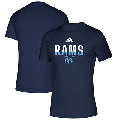 Men's adidas Navy Rhode Island Rams Creator T-Shirt