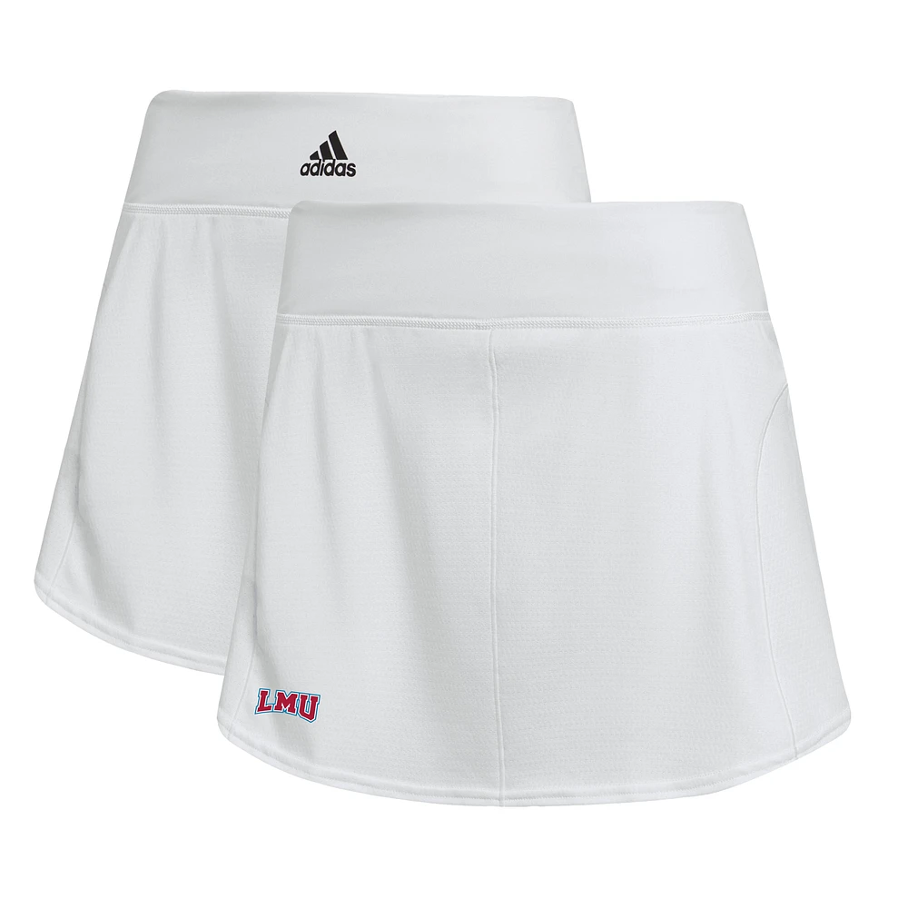 Women's adidas White Loyola Marymount Lions Tennis Match Skirt