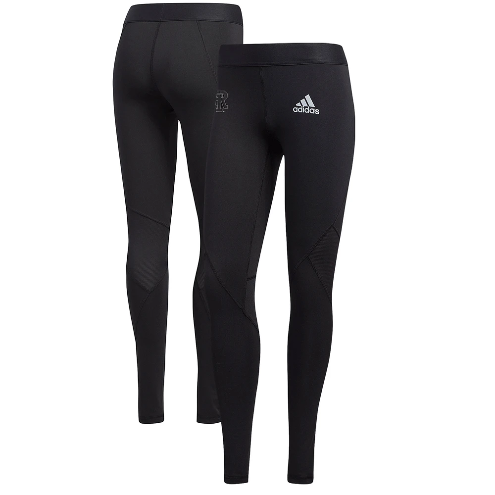 Women's adidas Black Rhode Island Rams Alphaskin Leggings