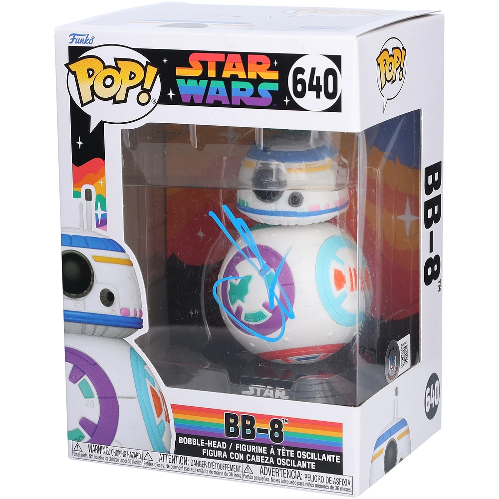 J.J. Abrams Star Wars Autographed BB-8 #640 Funko Pop! Vinyl Figure - Signed in Blue Ink - BAS